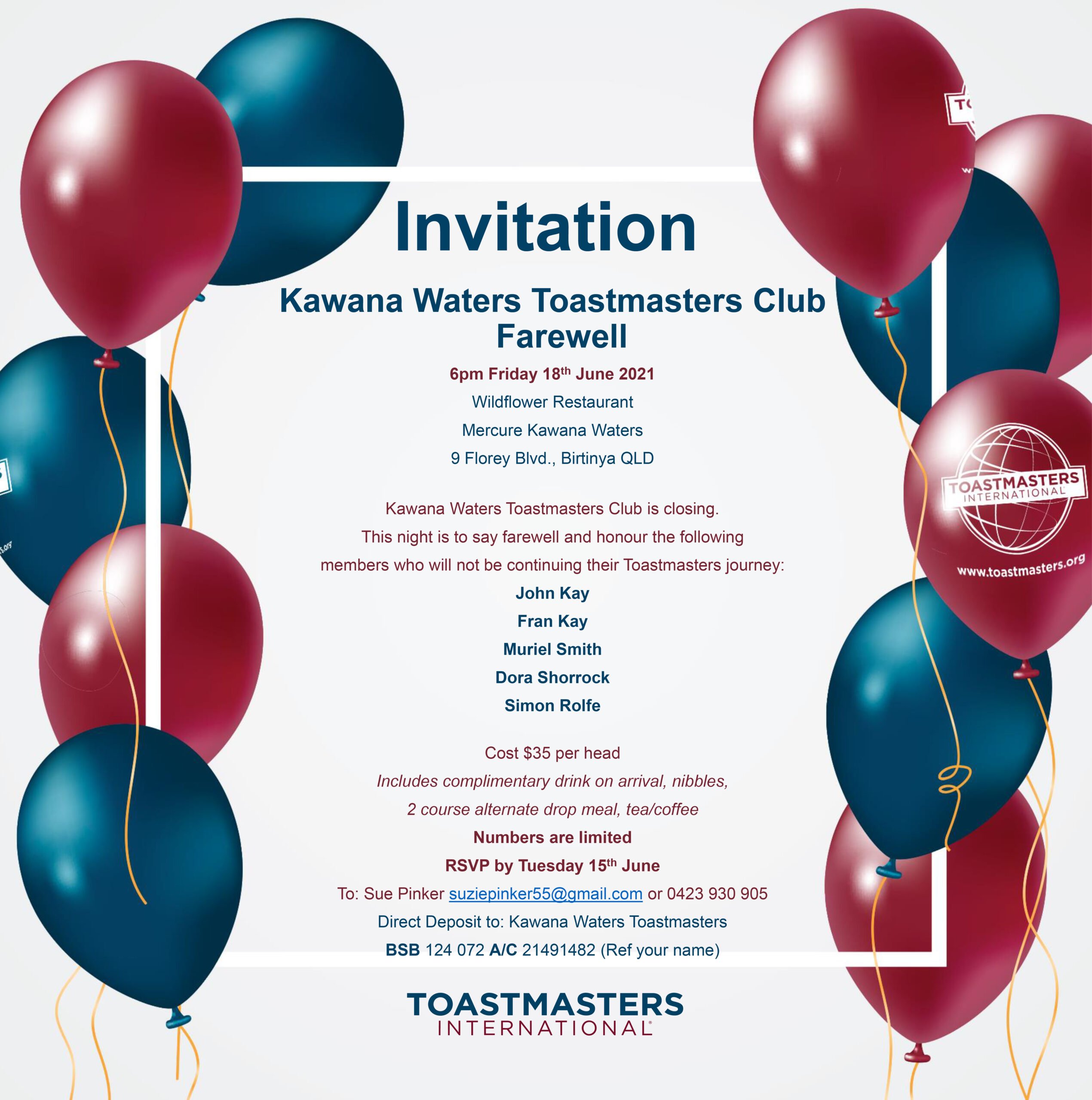 Kawana Waters Toastmasters Club …