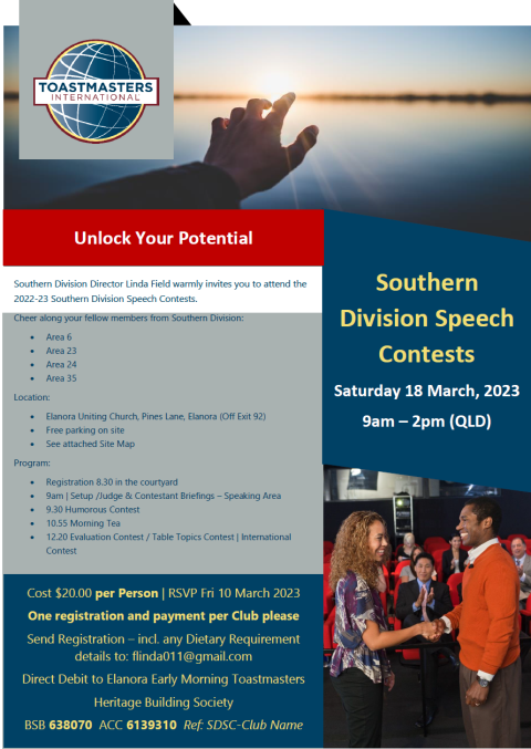 Southern Division Conference Toastmasters District 69
