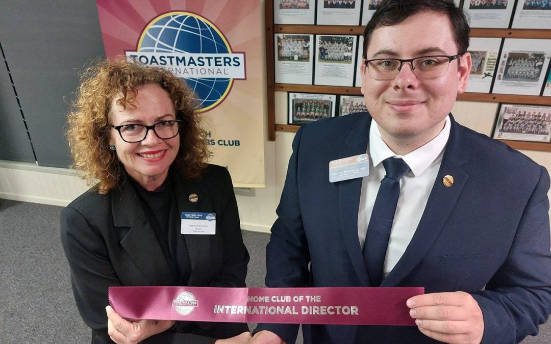 Toastmasters members elect Benjamin McCormick to International Board!