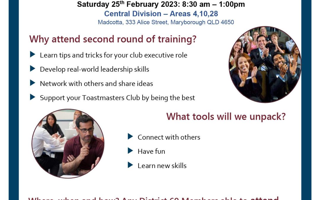 Central Division Club Officer Training